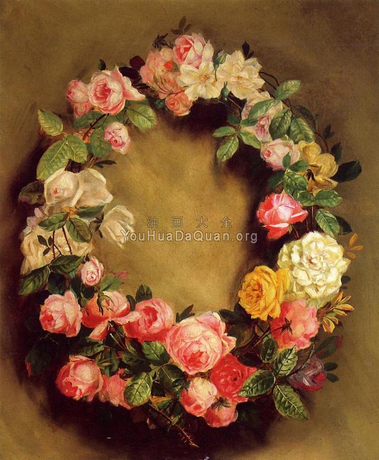 Crown of Roses - 皮埃尔·奥古斯特·雷诺阿